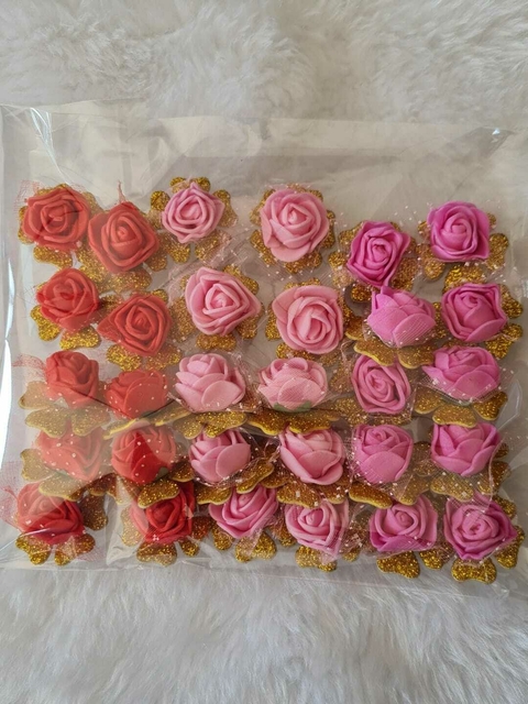 LAÇO ADESIVO ROSAS