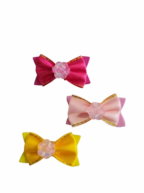 LAÇO ADESIVO FLOR TRANSPARENTE - comprar online