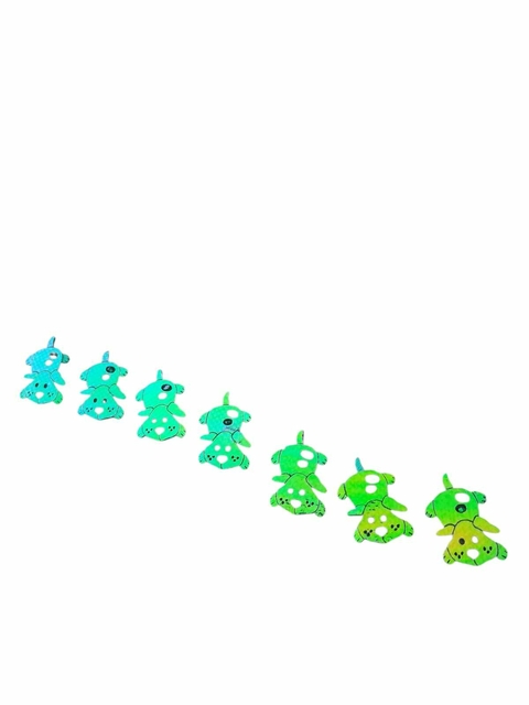 APLIQUE CACHORRO VERDE PARA ENFEITAR LAÇOS 100 PCS