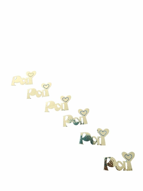 APLIQUE PAI AZUL PARA ENFEITAR LAÇOS 100 PCS