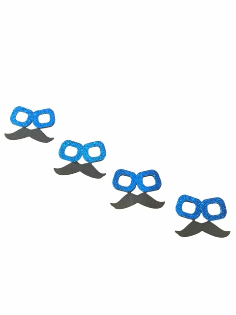 APLIQUE ÓCULOS AZUL PARA ENFEITAR LAÇOS 100 PCS - comprar online