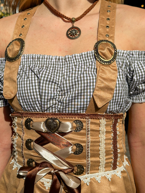 Ciganinha Oktoberfest Xadrez Verde - comprar online
