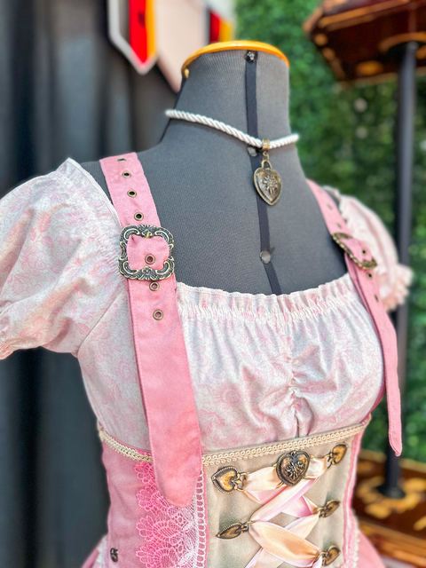 Ciganinha Oktoberfest Floral Rosa - comprar online