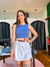 Shorts Saia Cinto Branco - comprar online