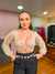 Cropped Brenda Nude Onça - comprar online