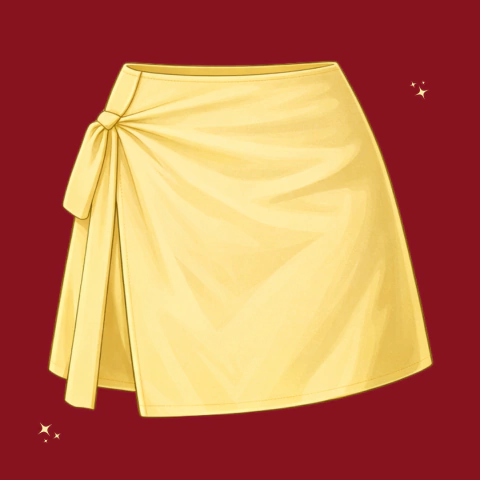 Shorts Saia One Amarelo Manteiga - comprar online