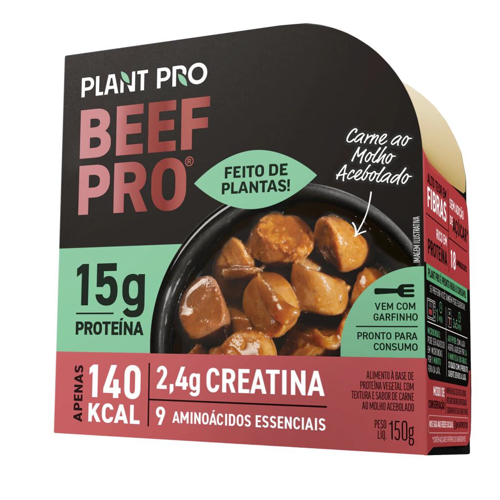 PLANT PRO CARNE AO MOLHO ACEBOLADO