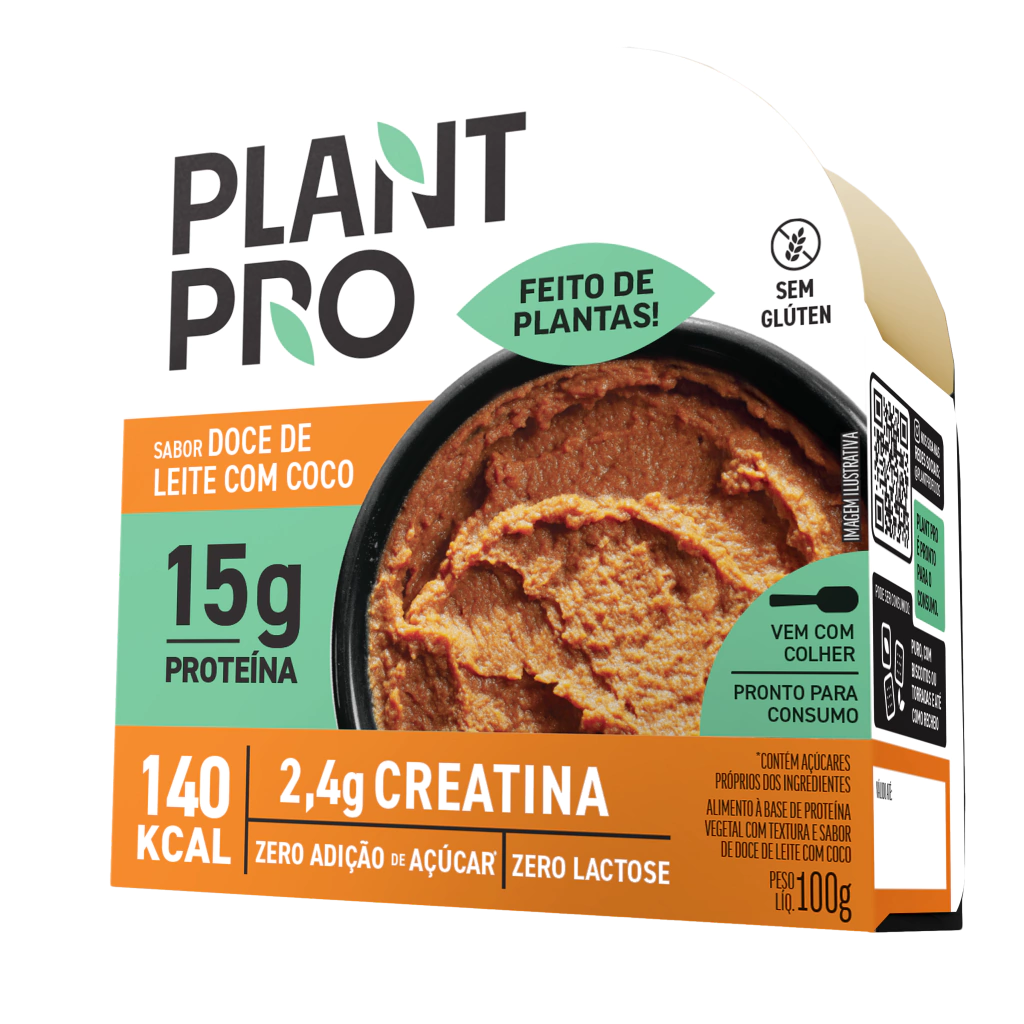 PLANT PRO DOCE DE LEITE COM COCO 100gr