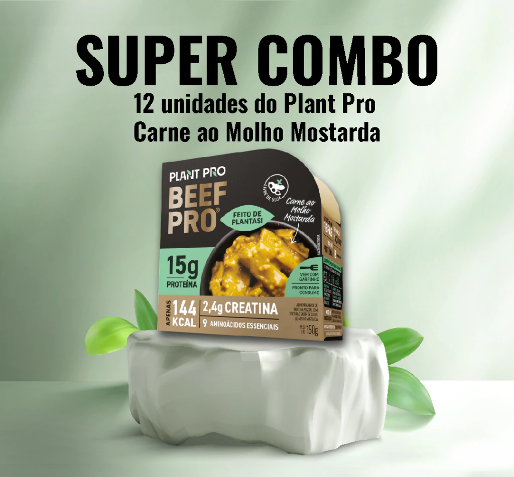 SUPER COMBO - 12 UNIDADES DE BEEF PRO MOLHO MOSTARDA