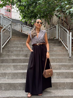 Saia Iza - Preto - comprar online