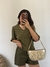 Blusa Manga 3/4 - Verde Musgo - loja online