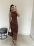 Imagem do Vestido Animal Print Tule - Marrom