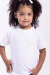 Camiseta Infantil Básica em Algodão Egípcio Branca Lótus - comprar online