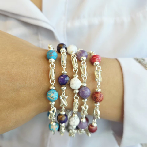 PULSERA PIEDRAS NATURALES - comprar online