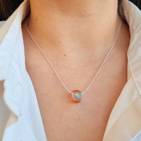 CADENACOLA DE RATA CON DONA CRISTAL AMBAR - comprar online