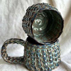 Caneca de crochê - loja online