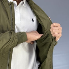 Rompeviento Bomber Polo RL Verde (Art. 6840) - Estilo Selecto