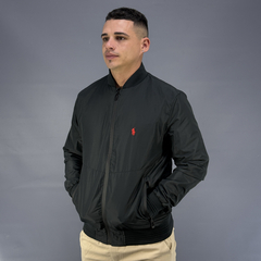 Rompeviento Bomber Polo RL Negro (Art. 6840) - comprar online