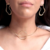 Choker Curvas Banho de Ouro 18k na internet