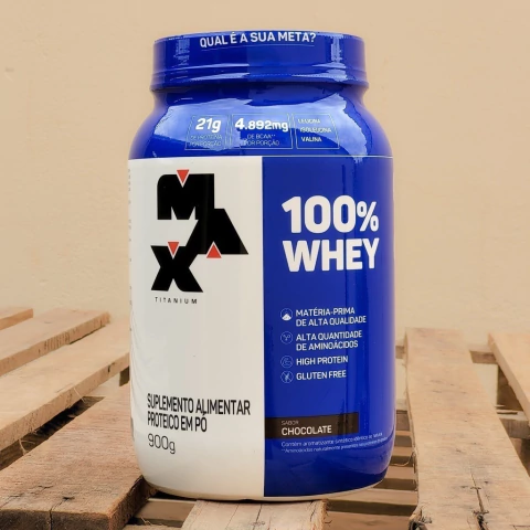 Whey 100% Concentrado 900g | Max Titanium - comprar online