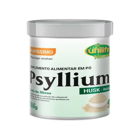 Psyllium Husk em pó 220g | Unilife