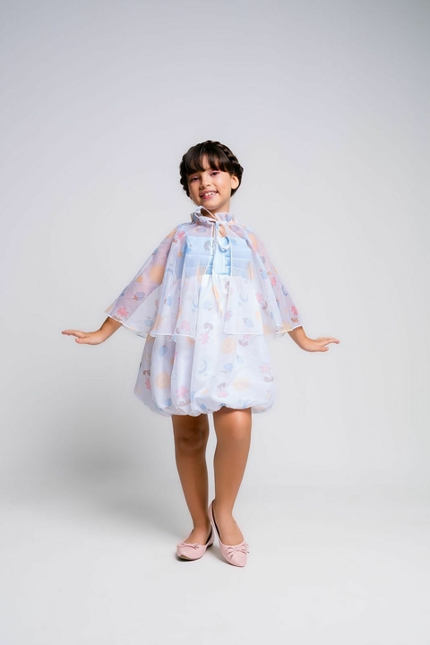 Vestido balône capa