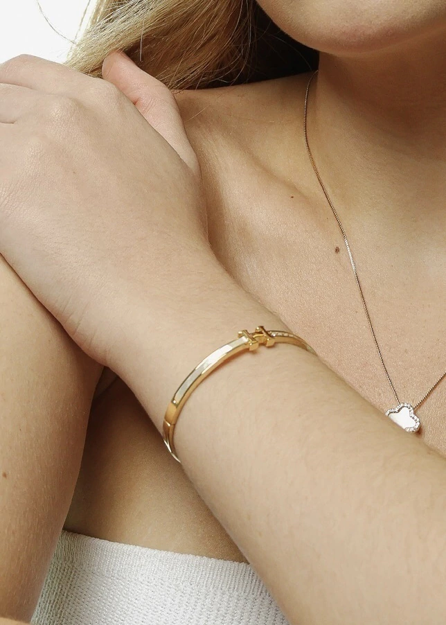 BRACELETE HERMES DOURADO
