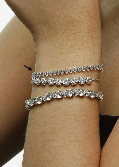 PULSEIRA RIVIERA TRÊS PONTAS PRATA