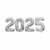 Kit 2025 Balão Número Metalizado Decoração Ano Novo Reveillon - comprar online