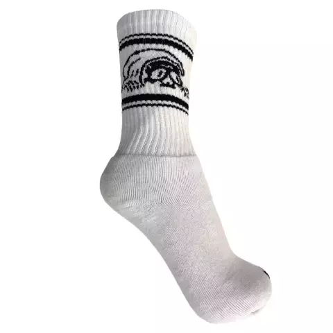 Meia Sox Crue Skull Branca