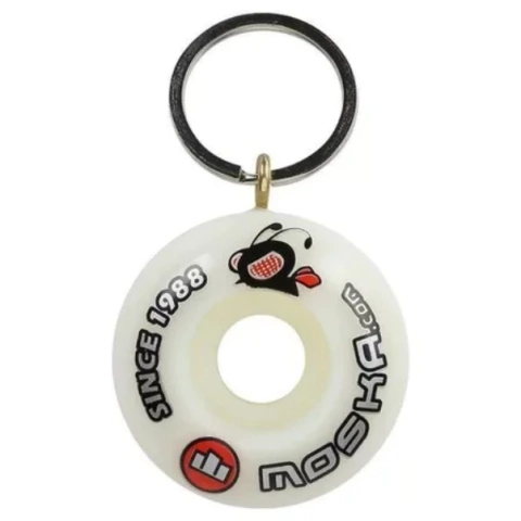Chaveiro Moska Porta Rolamento Branco - comprar online
