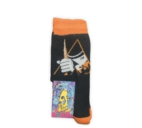 Meia Gnarly Foot Orange - comprar online