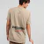 Remera Oversize Unbeknowst Gris oscuro - comprar online
