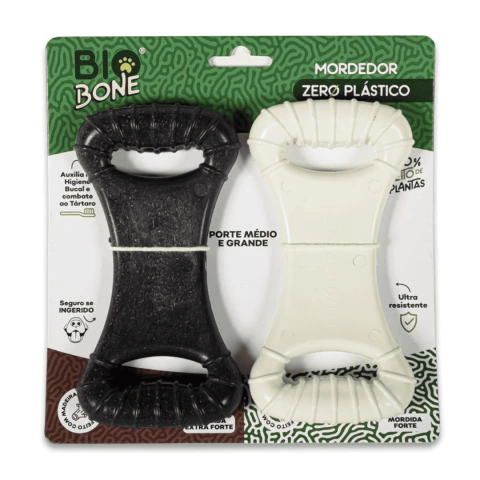 Mordedor Biobone Pack com 2 und G: Fibra de Madeira + Cana de Açúcar