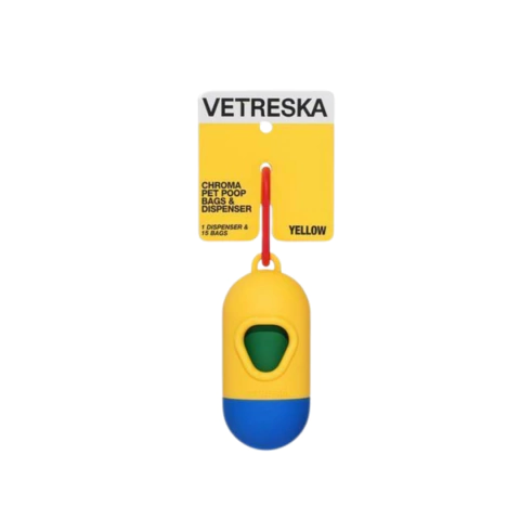 Cata Caca Chroma Amarelo - Vetreska (Dispenser + 1 rolo)