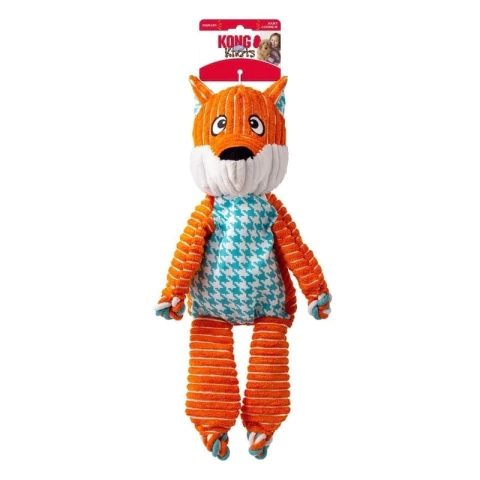 Pelúcia Raposa Jumbo Kong Floppy Knots - 1 und