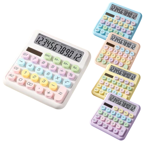 Calculadora Electrónica YGANO Diferentes Colores RH-2208B - comprar online
