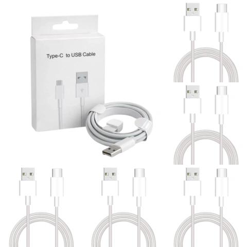 X5 Unidades Cable Carga Rapida Usb A a Tipo C