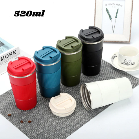 Vaso Termico Con Vertedor Facil 520ml 3 Colores Cod 552