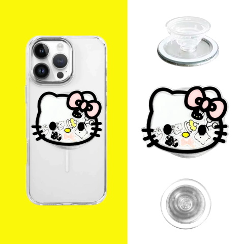 Imagen de POPSOCKET PERSONAJES CARTOON SANRIO STITCH CRYBABY KOREANO KAWAII