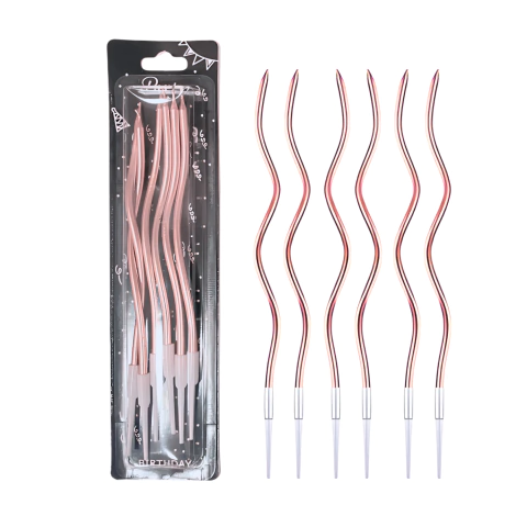 Velas Curvadas Metalizadas X6u - M-GIGANTE