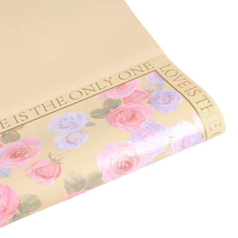 X20u Papel Coreano Rosas Brillantes Loves The Only One 3366