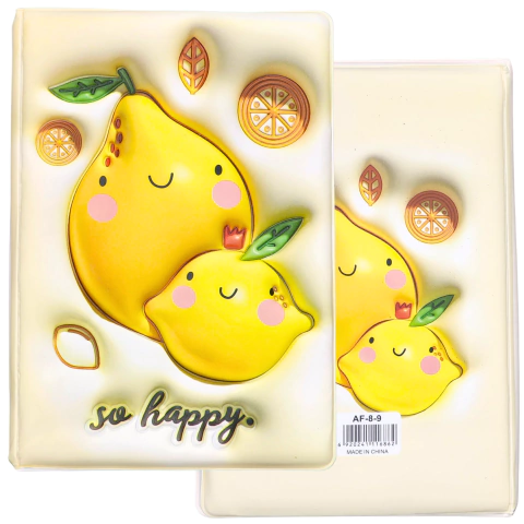 Cuaderno Puff 3D Squishy Escolar Rayado Frutas e Hijos - M-GIGANTE