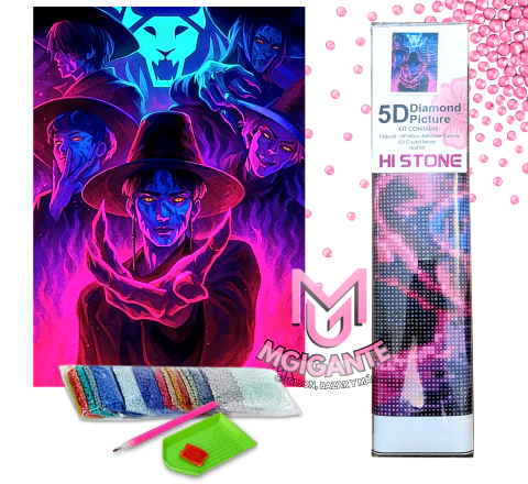 (TODO PROMO 3X2) 30x40cm Kit Huntrix De Pintura Con Diamantes Diamond Painting - M-GIGANTE