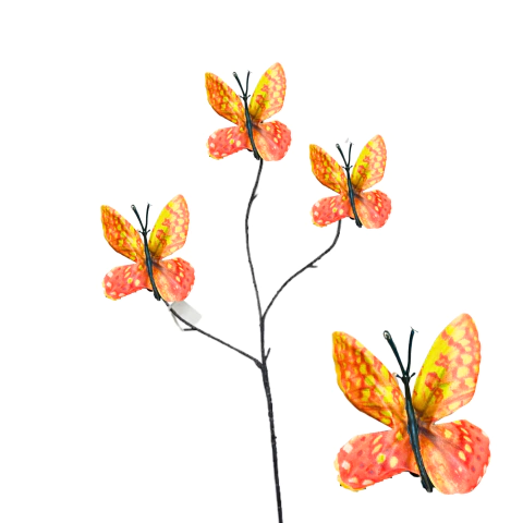 Rama Decorativa Mariposas Artificiales 60cm Colores 10738 - tienda online