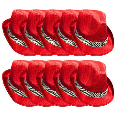 X10u Sombrero Fedora Tanguero Tela Fluor Varios Colores So60a en internet