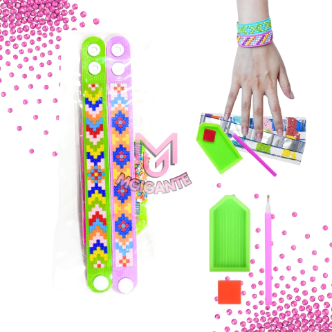 Imagen de Kit De Pulsera Pintura Diamond Painting 21x3cm