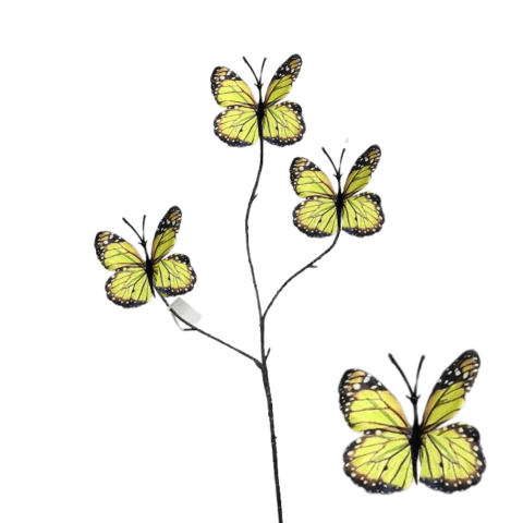 Rama Decorativa Mariposas Artificiales 60cm Colores 10738 - M-GIGANTE