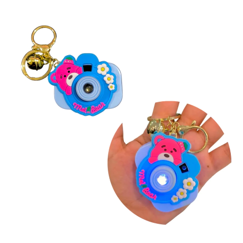 Llavero Camara Luz Proyector Sanrio Kuromi Lotso Labubu - tienda online