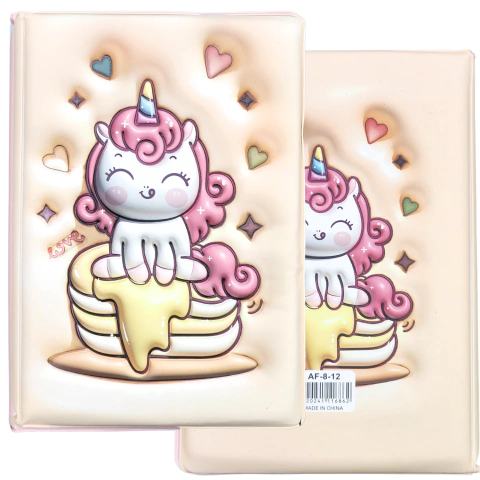 Cuaderno Puff 3D Squishy Escolar Rayado Unicornio Estudiante - comprar online